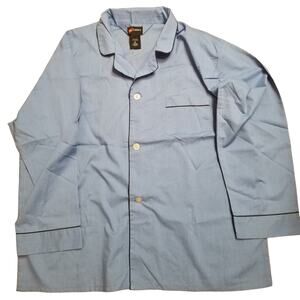 NWT - Hanes Classics Men’s Pajamas Button Up Long Sleeve Shirt & Bottoms Size XL